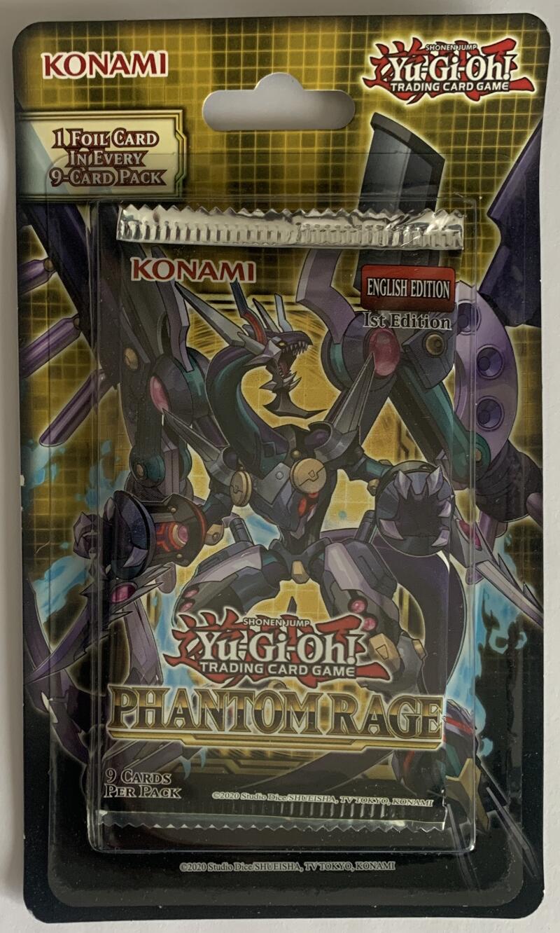 Yu-Gi-Oh! Phantom Rage Booster Sealed Card Game Pack - English Edition Hockey Card World Inc Yu-Gi-Oh! Phantom Rage Booster Sealed Card Game Pack - English Edition Hockey Card World Inc