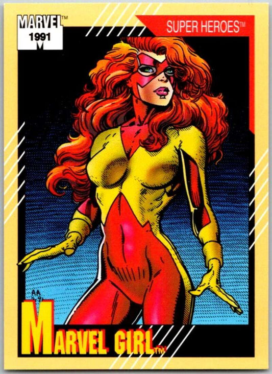 1991 Impel Marvel Universe #4 Marvel Girl   V36726