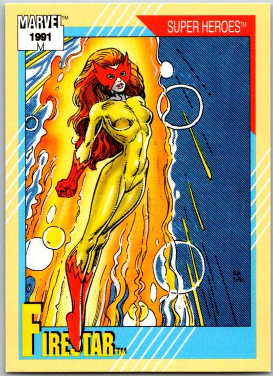 1991 Impel Marvel Universe #32 Firestar   V36737
