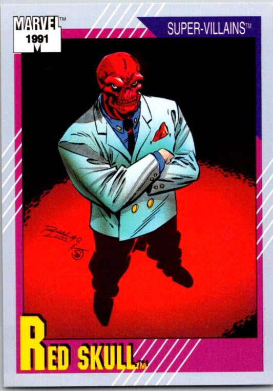 1991 Impel Marvel Universe #90 Red Skull   V36747