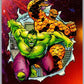 1992 Impel Marvel Universe #98 Hulk and Thing   V36799