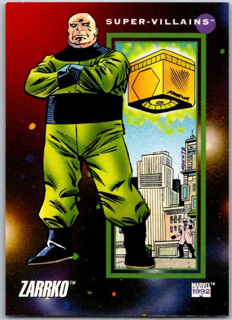 1992 Impel Marvel Universe #127 Zarrko   V36816