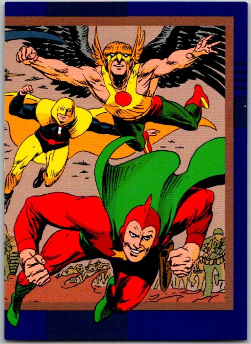 1993 SkyBox DC Comics #9 Justice Society of America - Hawkman, Hourman  V36841