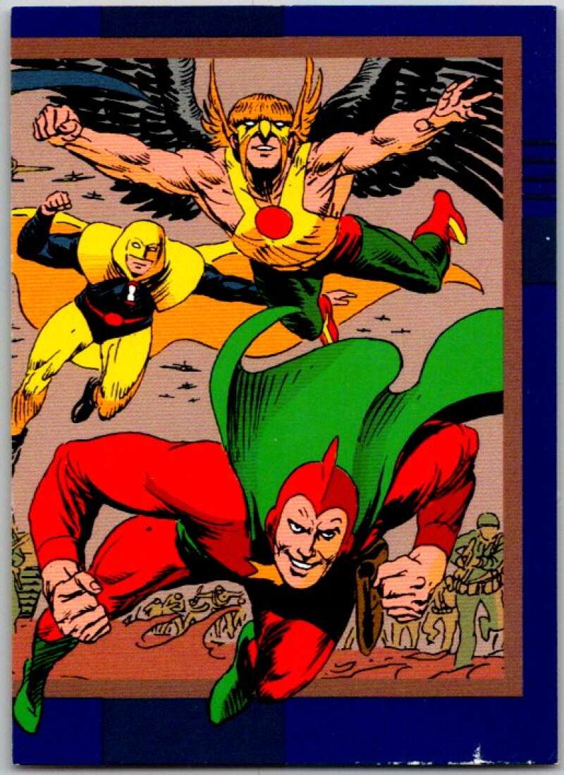 1993 SkyBox DC Comics #9 Justice Society of America - Hawkman, Hourman  V36842