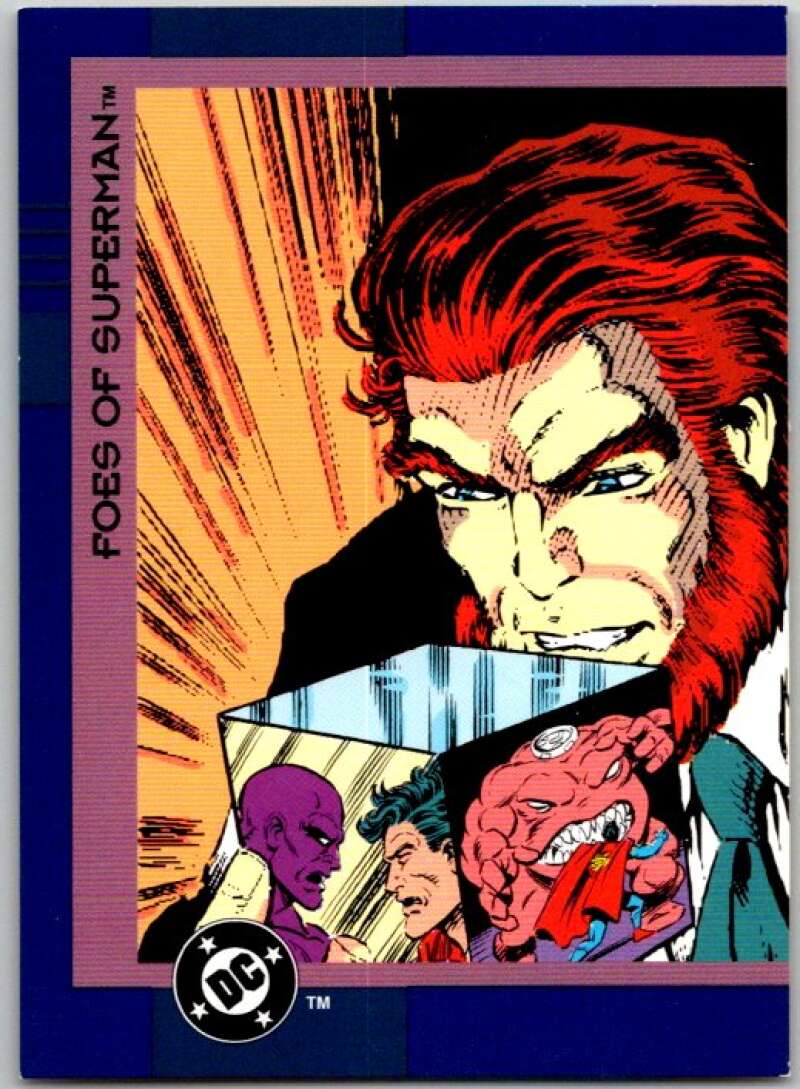 1993 SkyBox DC Comics #34 Foes of Superman - Lex Luthwr, Parasite  V36863