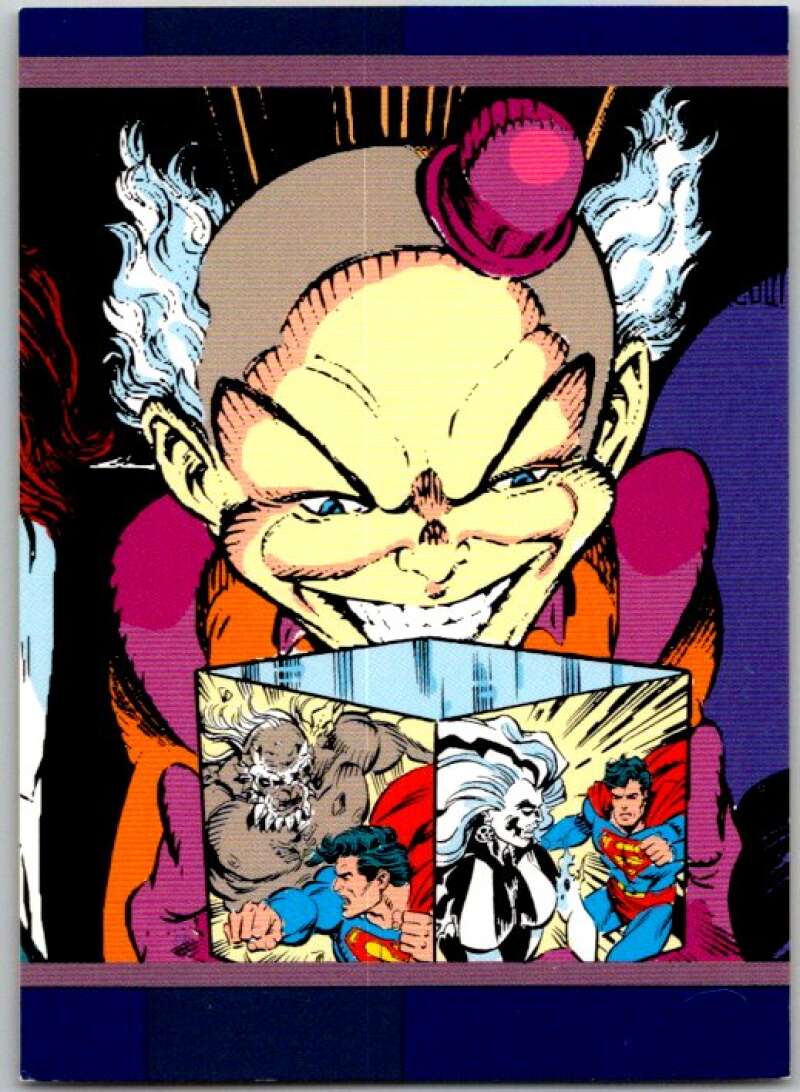 1993 SkyBox DC Comics #35 Foes of Superman - Mxyzptlk, Doomsday  V36864