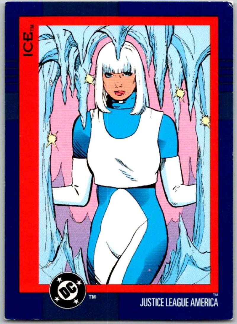 1993 SkyBox DC Comics #41 Justice League America - Ice  V36870
