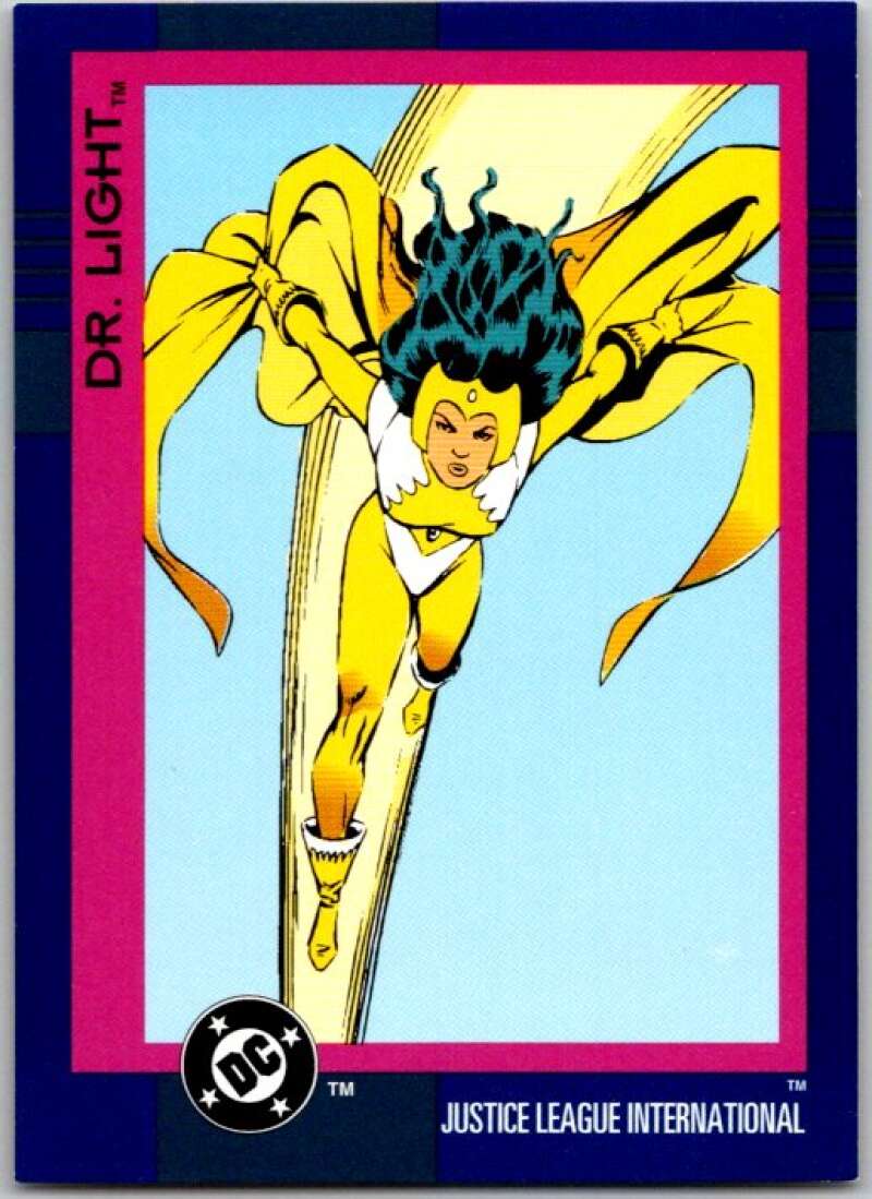 1993 SkyBox DC Comics #48 Justice League International - Dr. Light  V36876