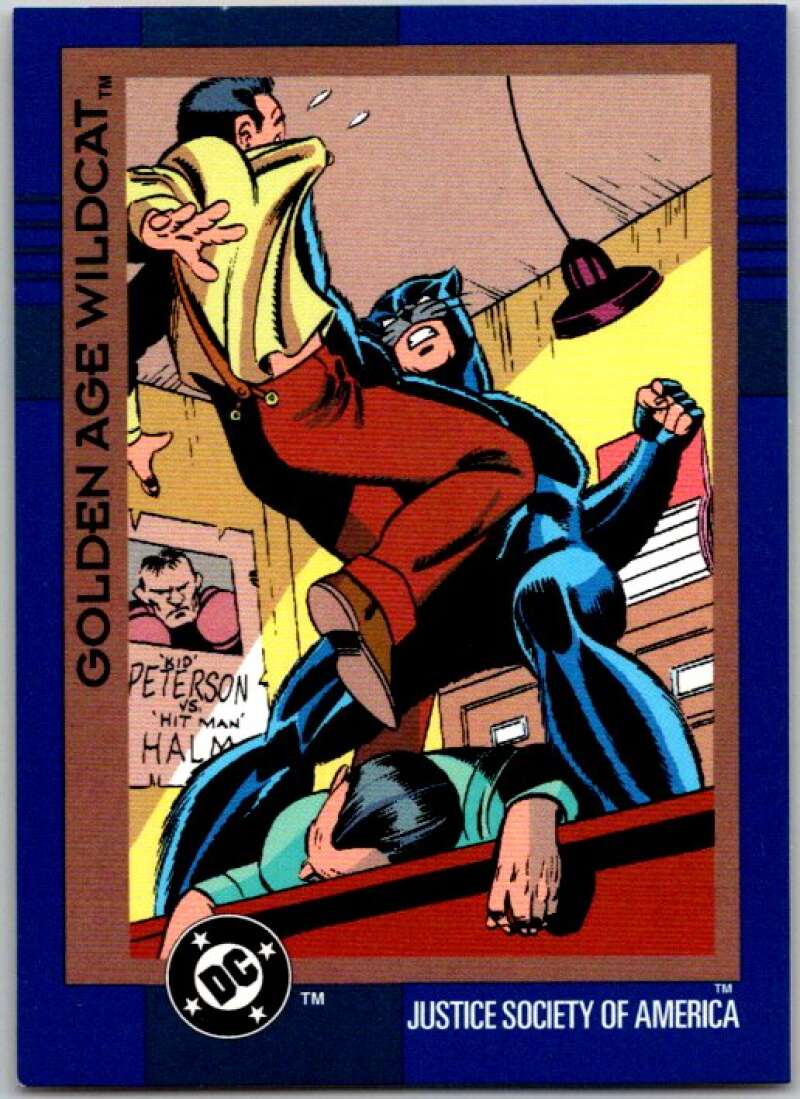 1993 SkyBox DC Comics #58 Justice Society of America - Wildcat  V36886