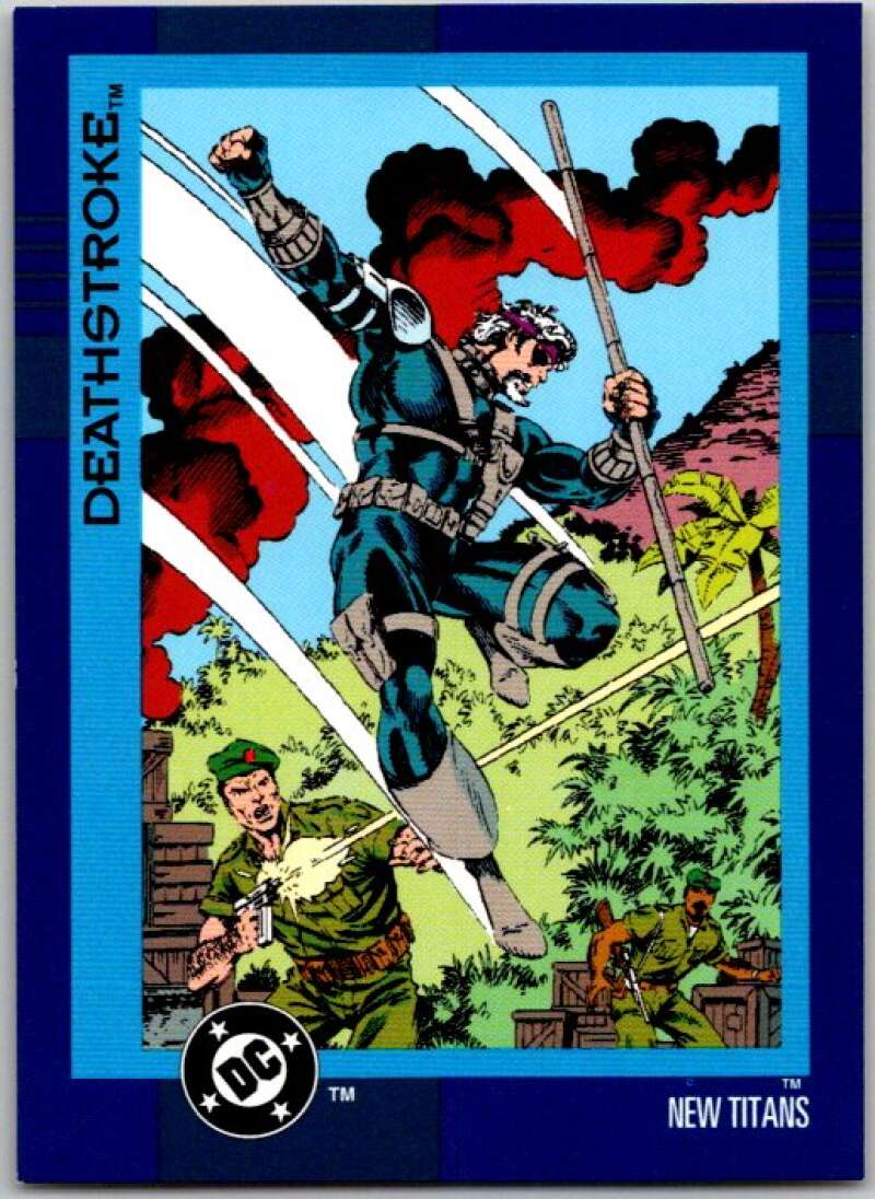 1993 SkyBox DC Comics #60 New Titans - Deathstroke  V36888