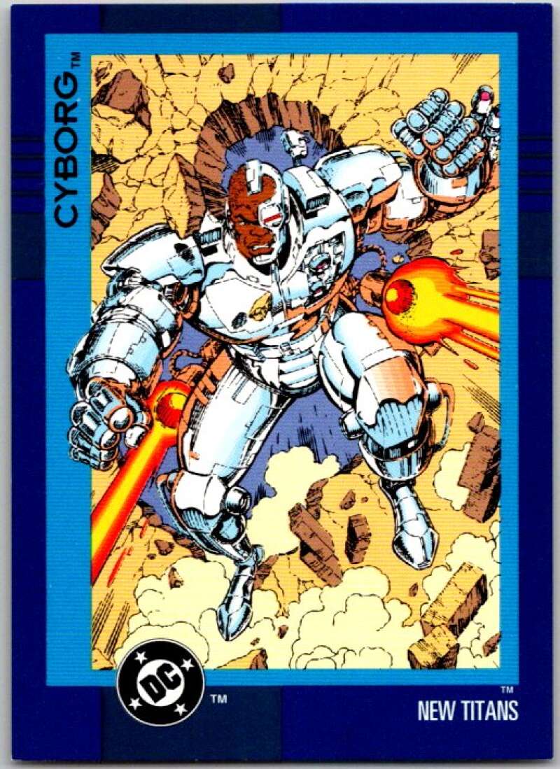 1993 SkyBox DC Comics #61 New Titans - Cyborg  V36889