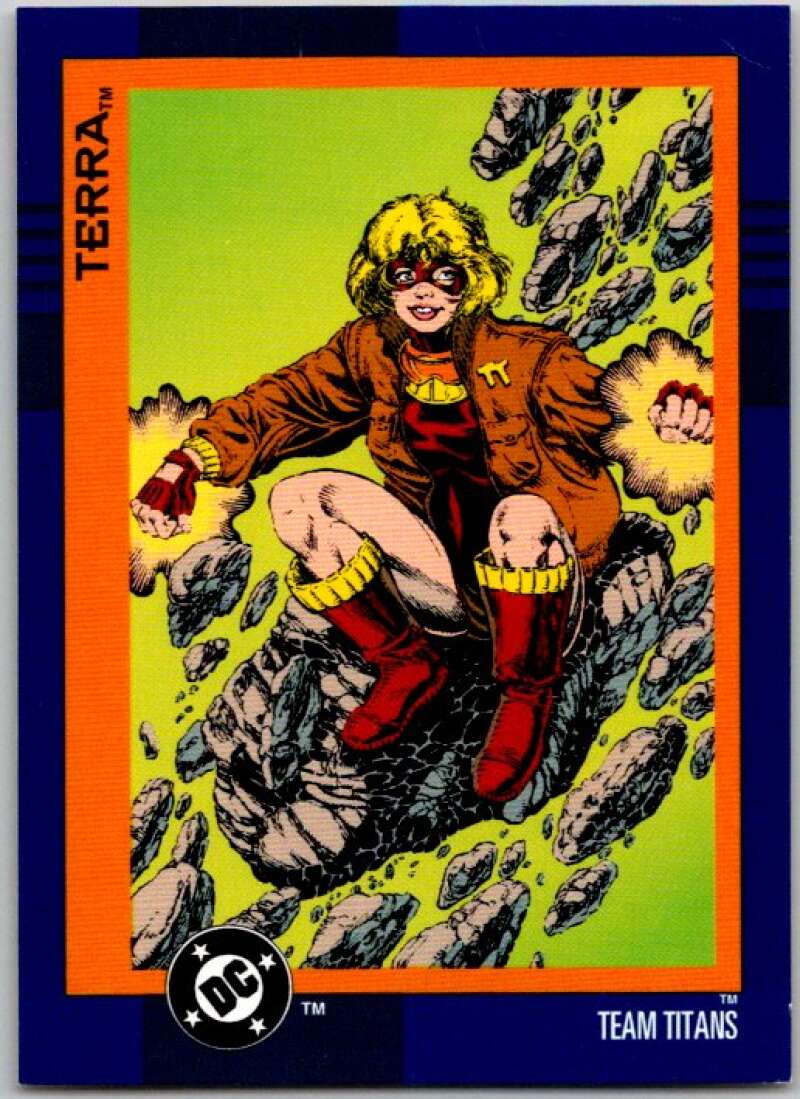 1993 SkyBox DC Comics #69 New Titans - Terra  V36892