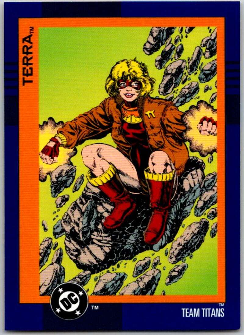 1993 SkyBox DC Comics #69 New Titans - Terra  V36893