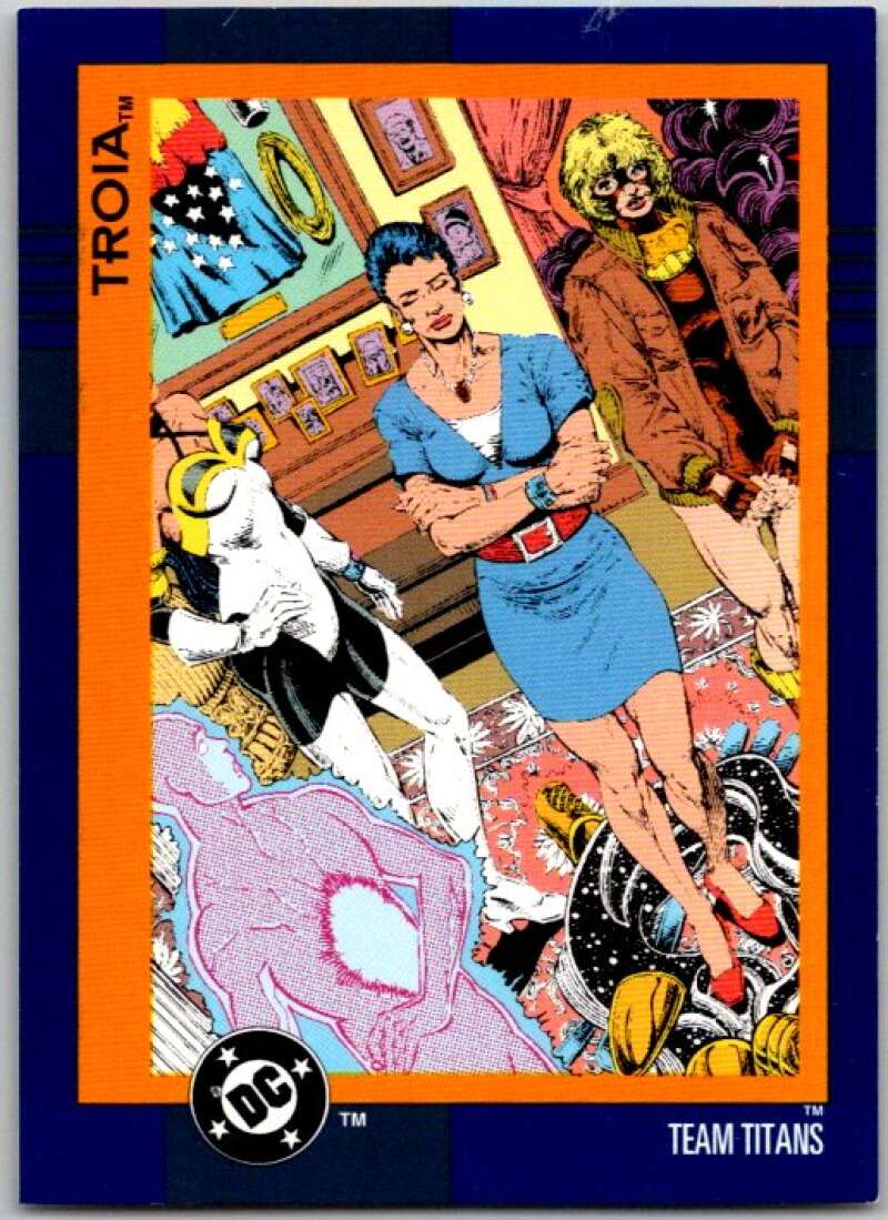 1993 SkyBox DC Comics #71 New Titans - Troia  V36894