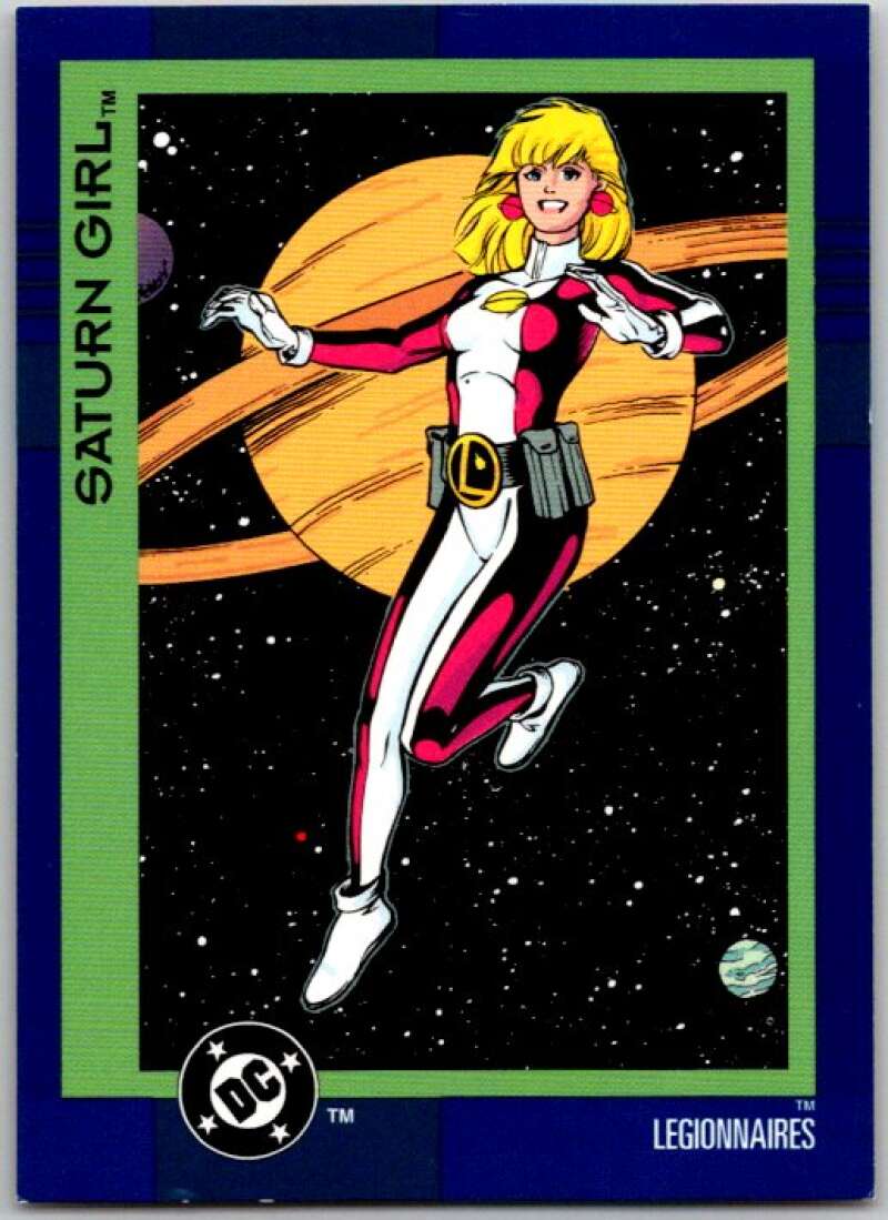 1993 SkyBox DC Comics #83 Legionnaires - Saturn Girl  V36904