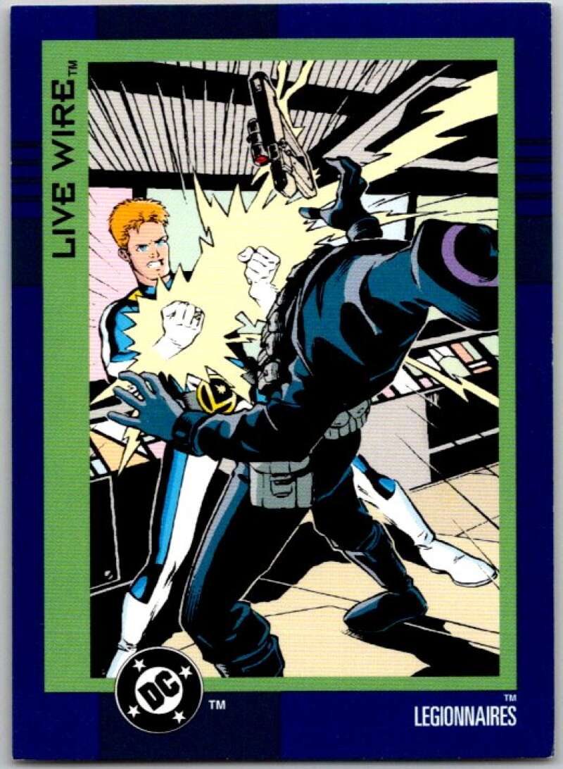 1993 SkyBox DC Comics #84 Legionnaires - Live Wire  V36905