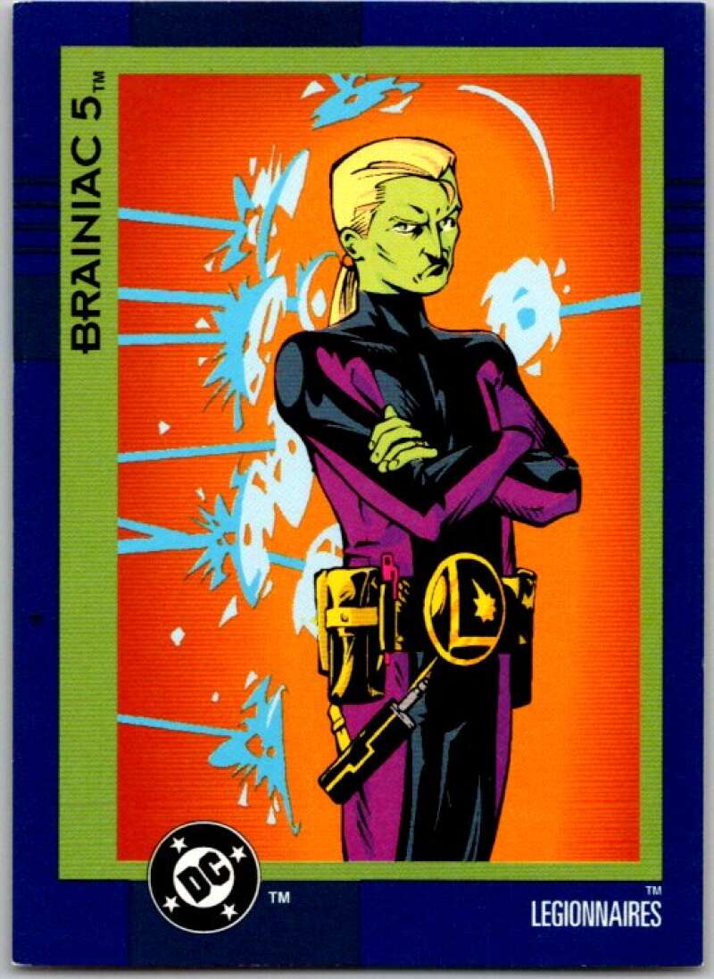 1993 SkyBox DC Comics #93 Legionnaires - Brainiac 5  V36917