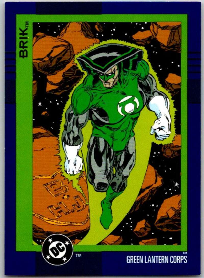 1993 SkyBox DC Comics #106 Green Lantern Corps - Brik  V36926