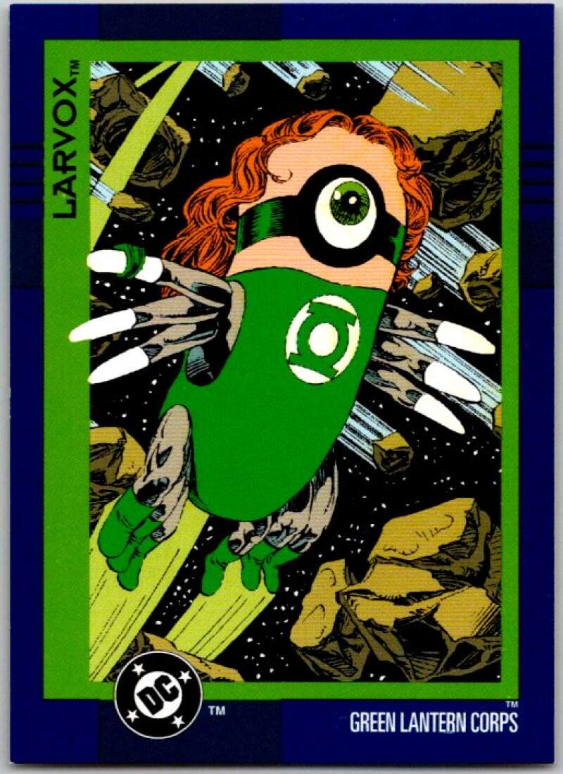 1993 SkyBox DC Comics #109 Green Lantern Corps - Larvox  V36927