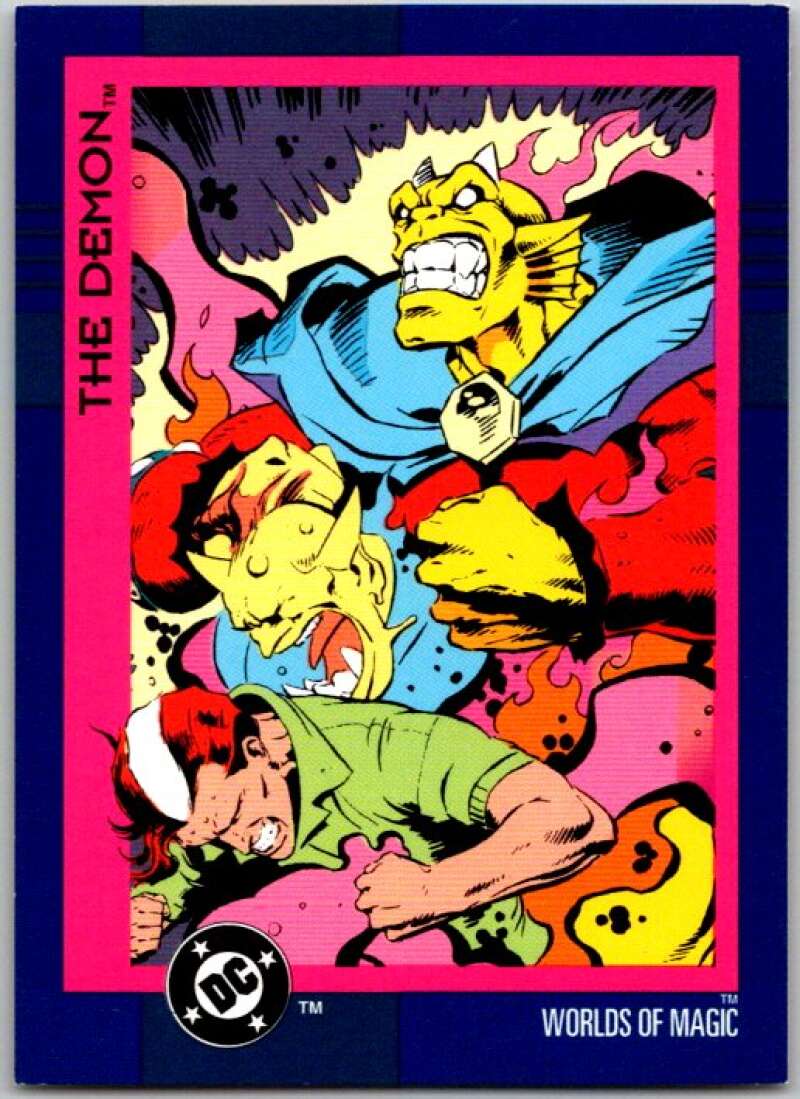 1993 SkyBox DC Comics #115 Worlds of Magic - The Demon  V36938
