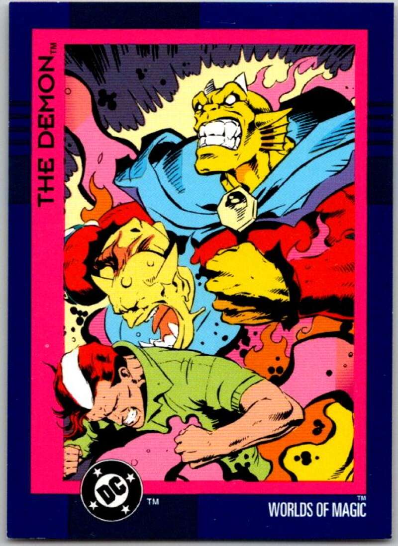 1993 SkyBox DC Comics #115 Worlds of Magic - The Demon  V36939