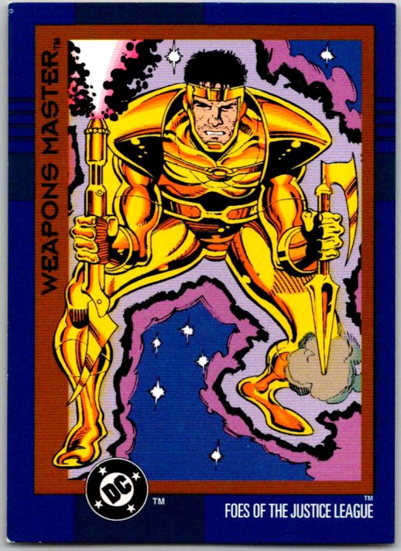 1993 SkyBox DC Comics #121 Foes of the Justice League - Weapons Master  V36941