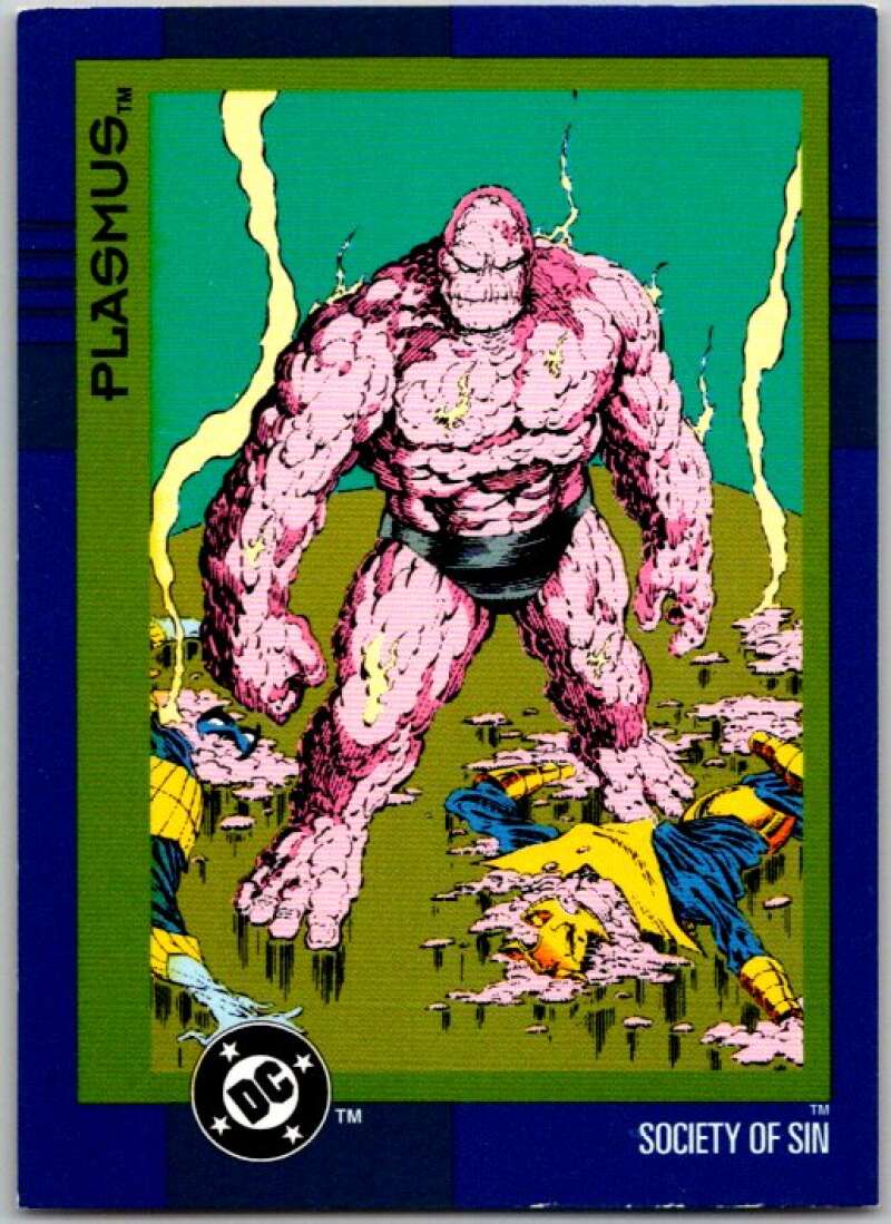 1993 SkyBox DC Comics #128 Society of Sin - Plasmus  V36946
