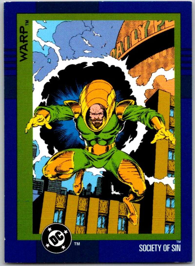 1993 SkyBox DC Comics #129 Society of Sin - Warp  V36948