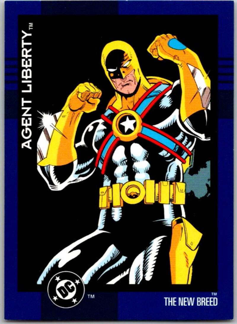 1993 SkyBox DC Comics #141 The New Breed - Agent Liberty  V36953
