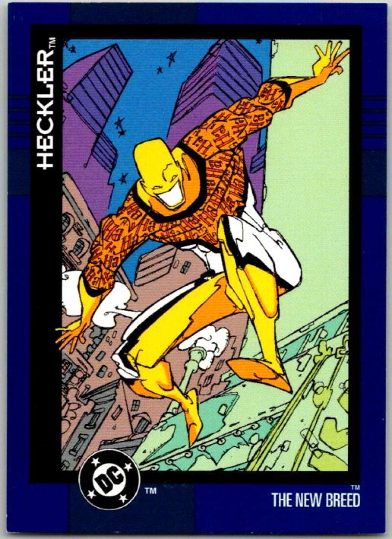 1993 SkyBox DC Comics #144 The New Breed - Heckler  V36961