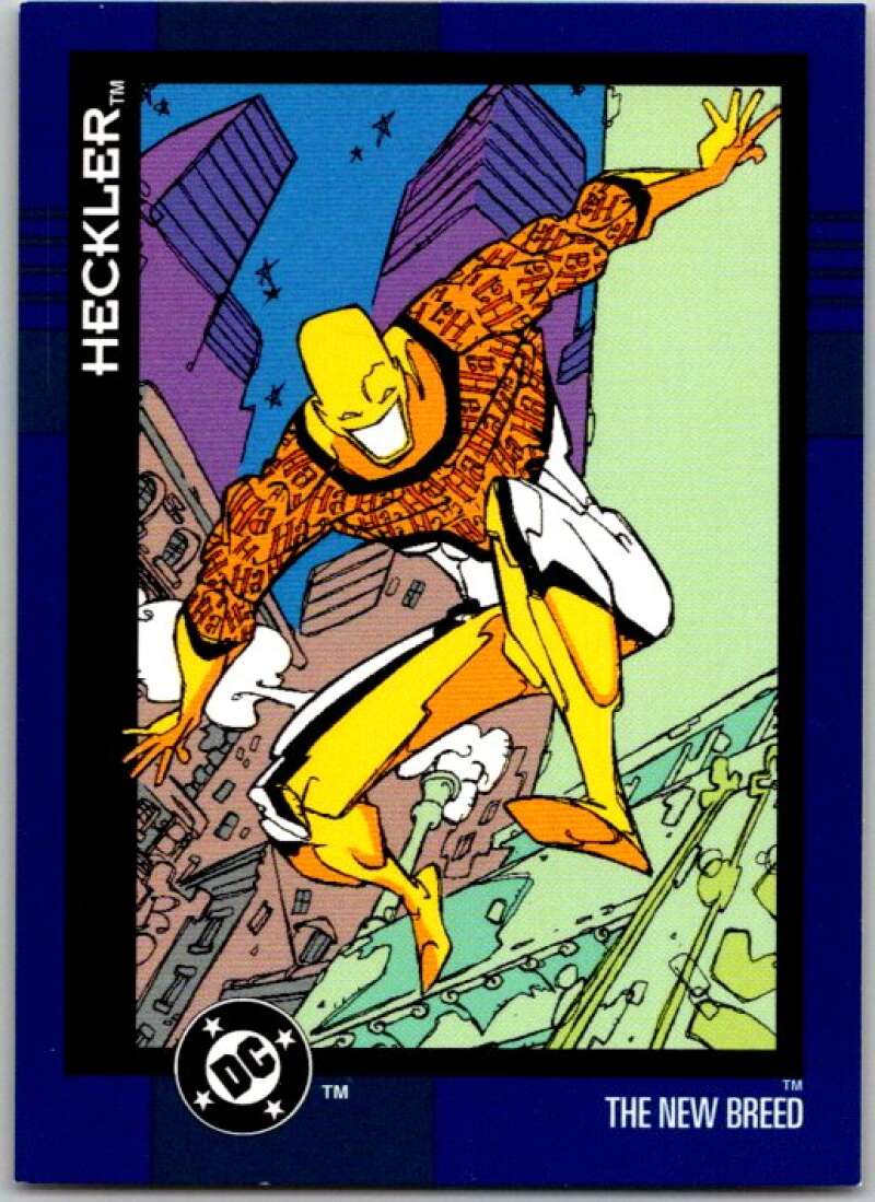 1993 SkyBox DC Comics #144 The New Breed - Heckler  V36962