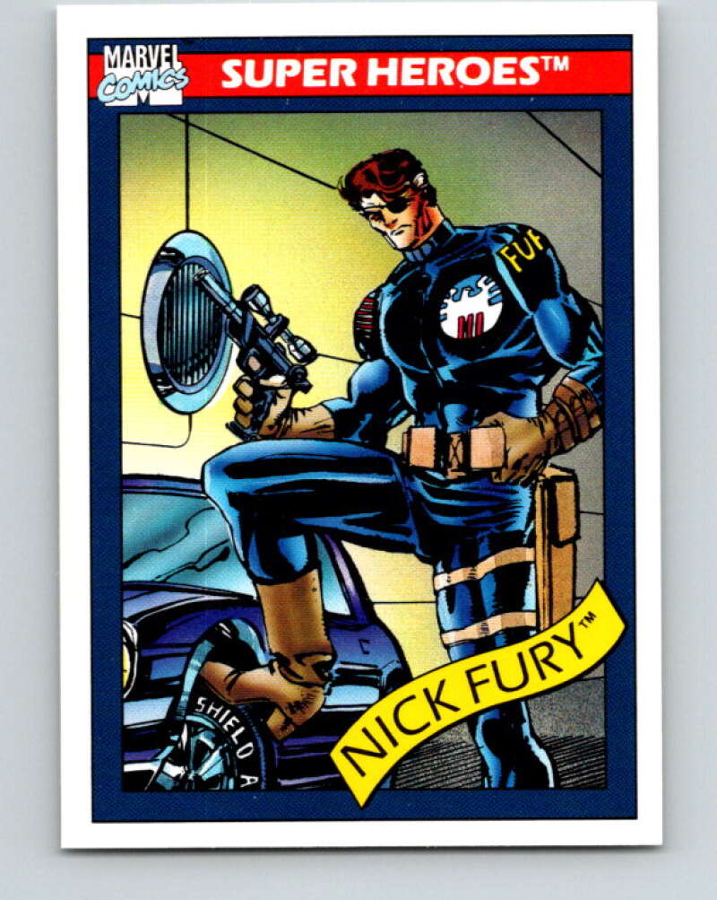 1990 Impel Marvel Universe #5 Nick Fury   V36301