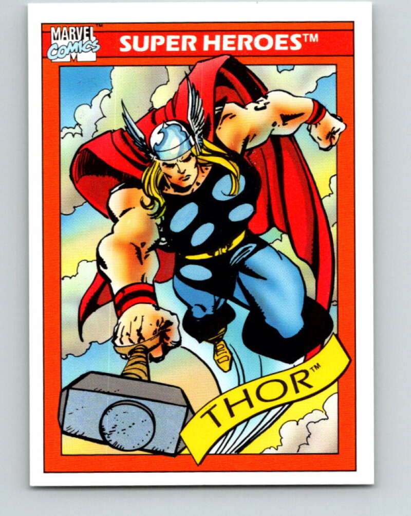 1990 Impel Marvel Universe #18 Thor   V36312