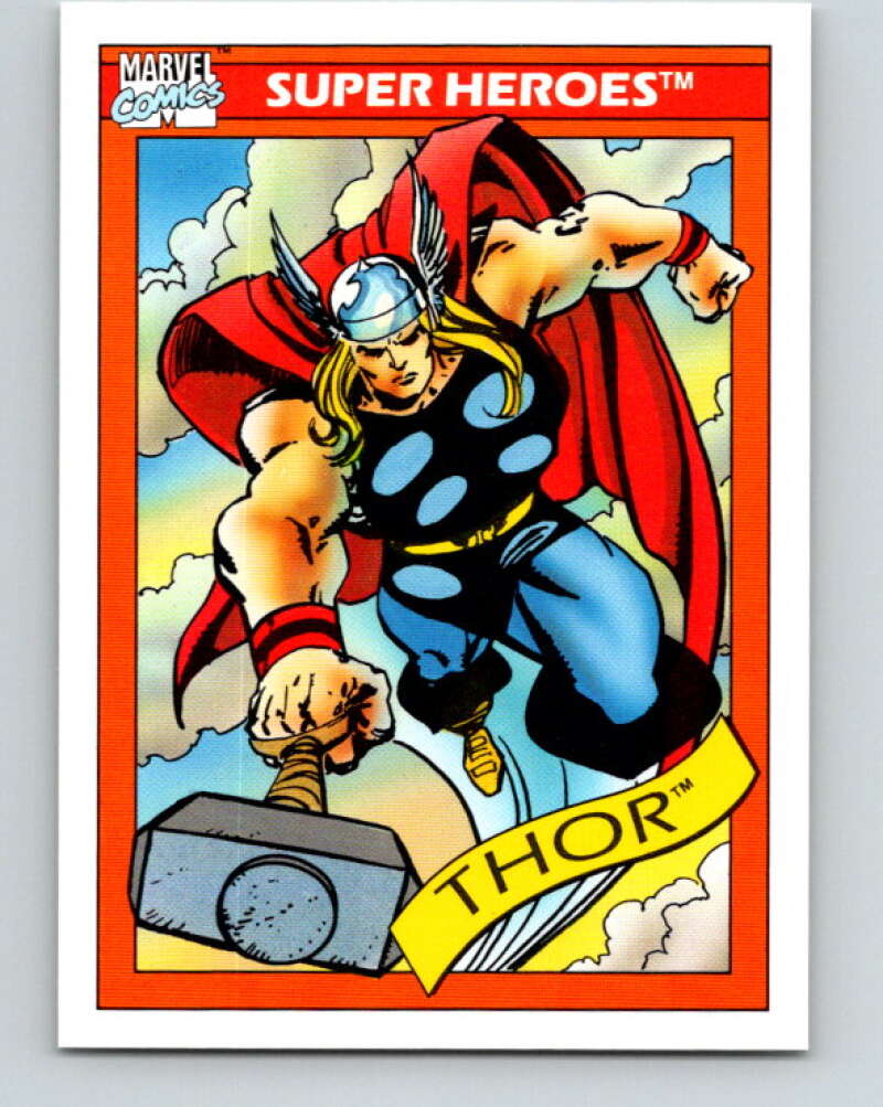 1990 Impel Marvel Universe #18 Thor   V36313