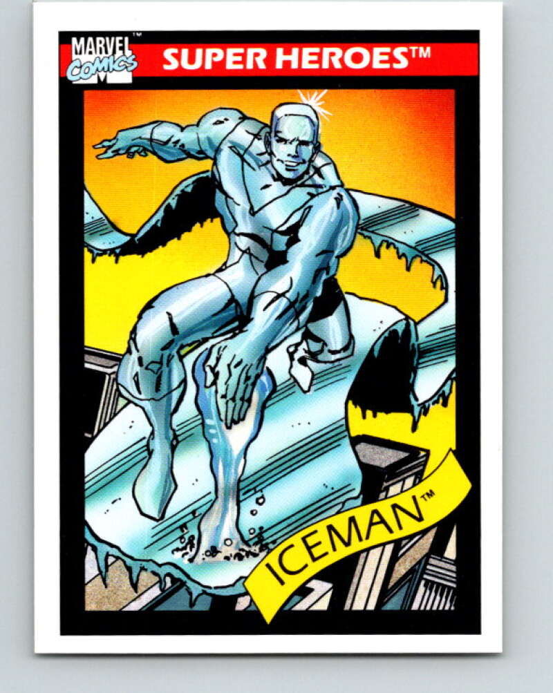 1990 Impel Marvel Universe #22 Iceman   V36315
