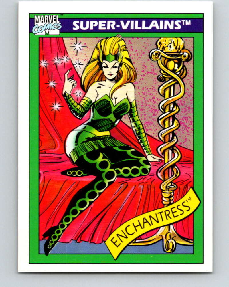 1990 Impel Marvel Universe #62 Enchantress   V36341