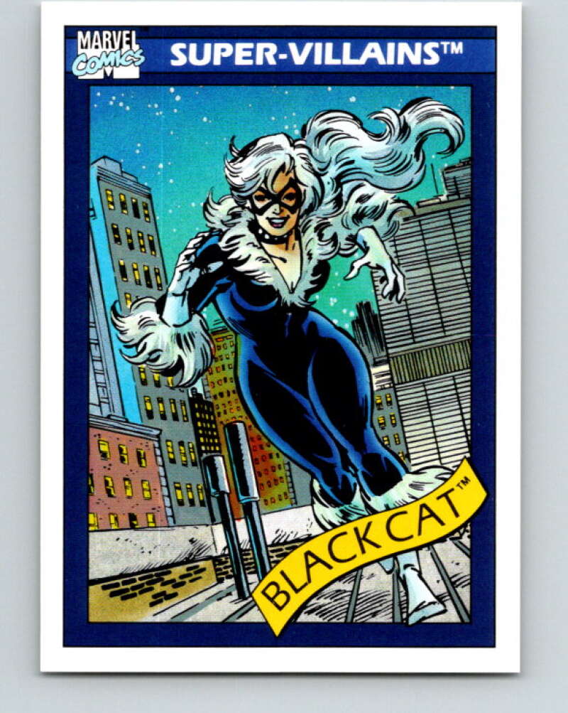 1990 Impel Marvel Universe #72 Black Cat   V36354
