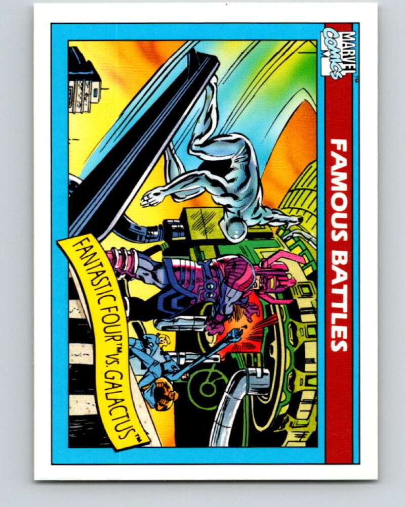 1990 Impel Marvel Universe #89 Fantastic Four vs. Galactus   V36369