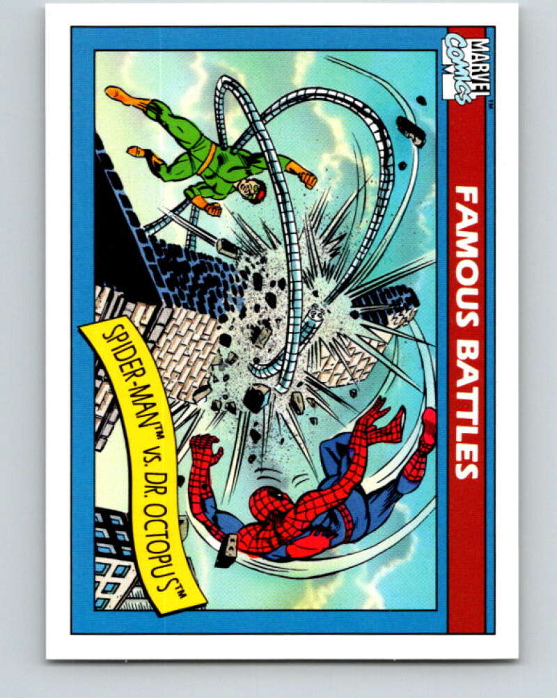 1990 Impel Marvel Universe #93 Spider-Man/Dr. Octopus   V36372