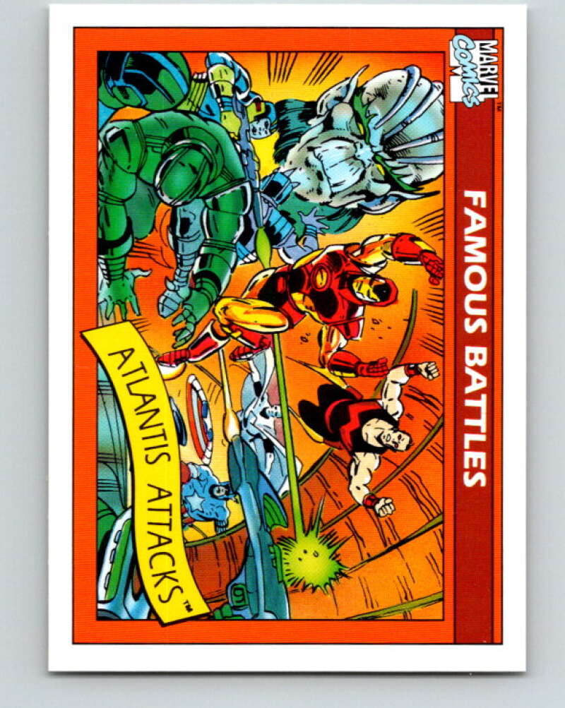 1990 Impel Marvel Universe #104 Atlantis Attacks   V36384
