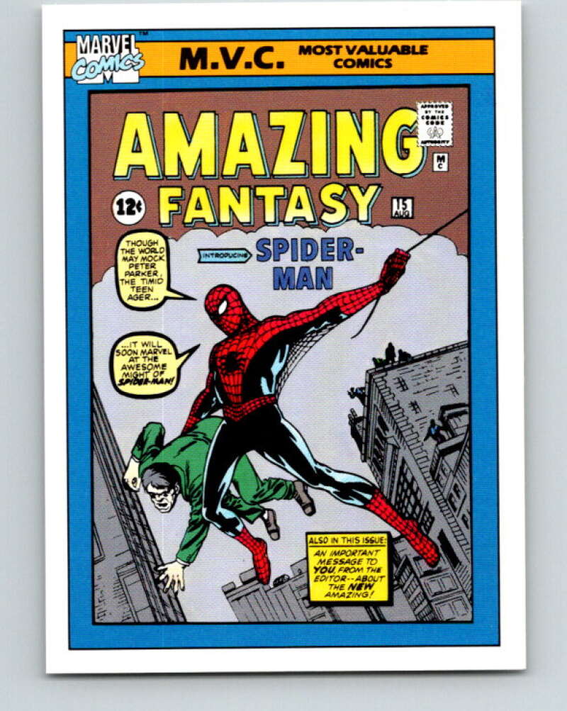 1990 Impel Marvel Universe #126 Amazing Fantasy   V25957
