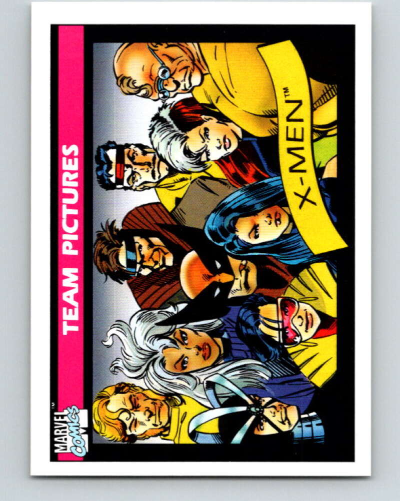 1990 Impel Marvel Universe #139 Team Pictures: X-Men   V25962