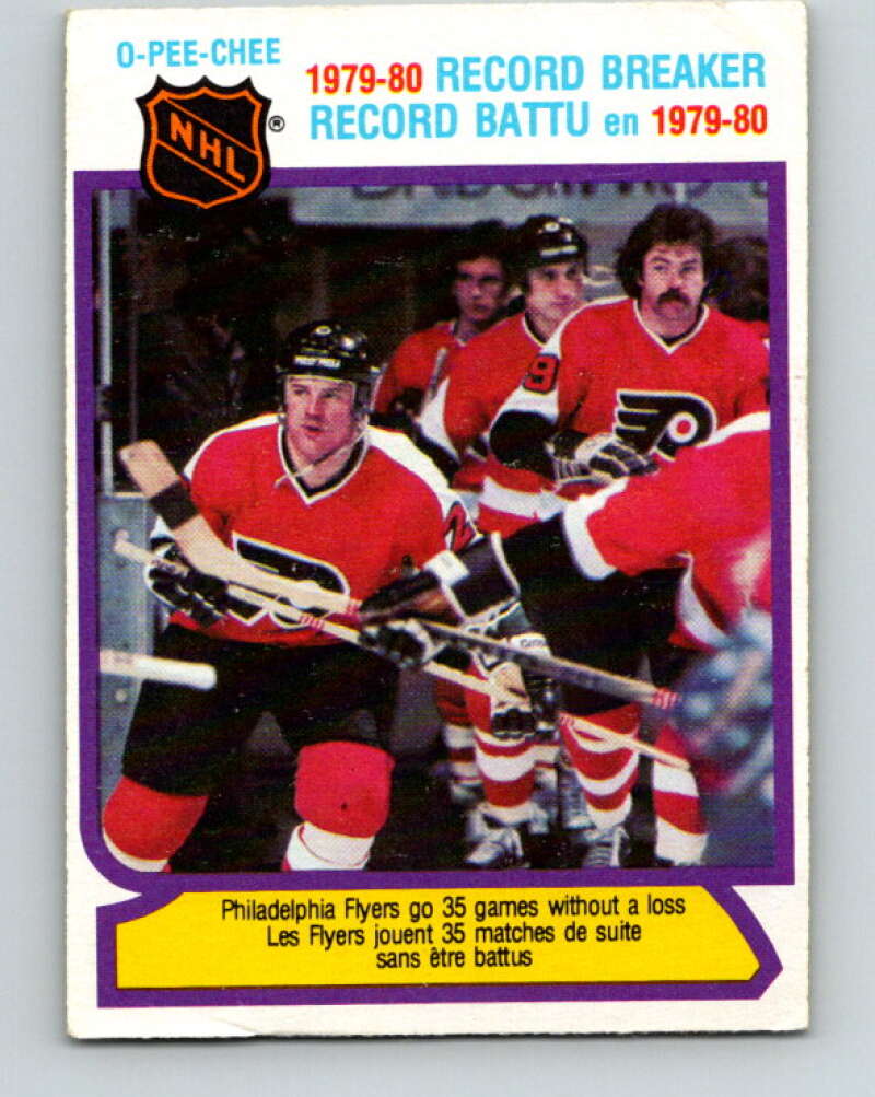 1980-81 O-Pee-Chee #1 Philadelphia Flyers RB  Philadelphia Flyers  V37015