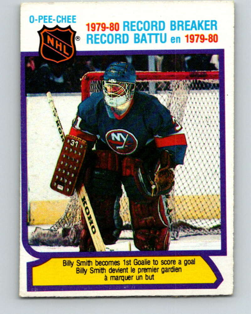 1980-81 O-Pee-Chee #5 Billy Smith RB  New York Islanders  V37040