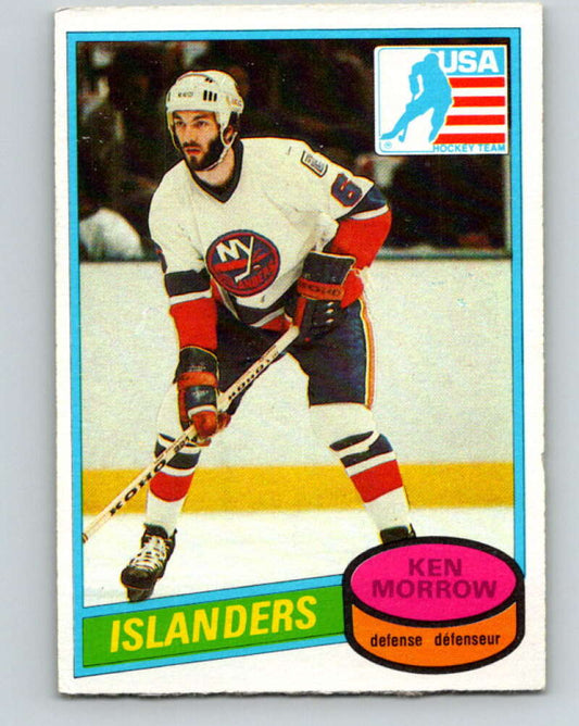 1980-81 O-Pee-Chee #9 Ken Morrow OLY  RC Rookie New York Islanders  V37088