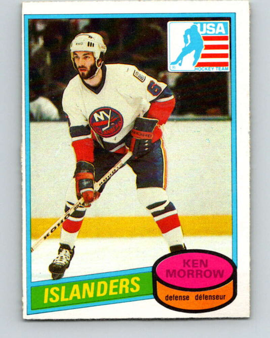1980-81 O-Pee-Chee #9 Ken Morrow OLY  RC Rookie New York Islanders  V37092