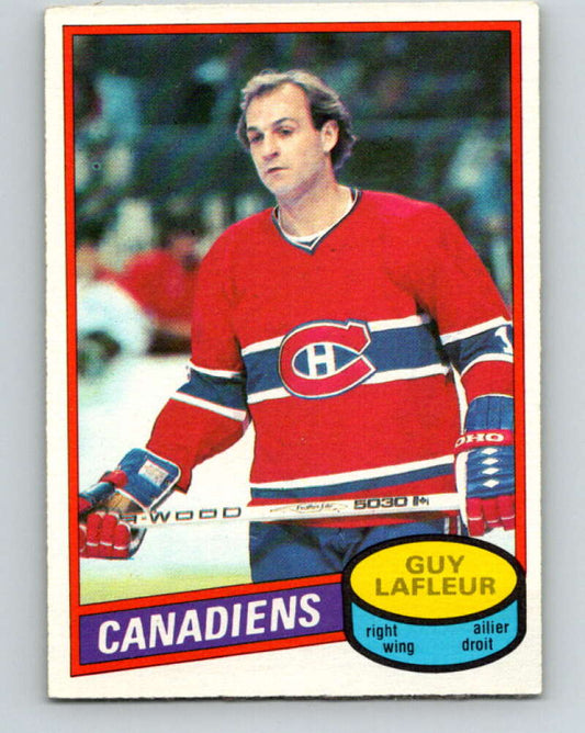 1980-81 O-Pee-Chee #10 Guy Lafleur  Montreal Canadiens  V37100