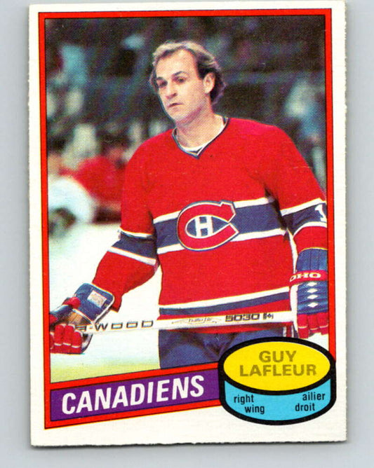 1980-81 O-Pee-Chee #10 Guy Lafleur  Montreal Canadiens  V37101
