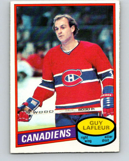 1980-81 O-Pee-Chee #10 Guy Lafleur  Montreal Canadiens  V37102