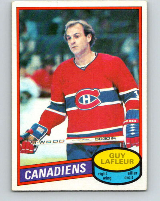 1980-81 O-Pee-Chee #10 Guy Lafleur  Montreal Canadiens  V37104